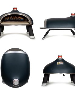Diavolo Pizza Oven Bundle Navy Pizza Oven Regulator Peel Carry Handle Temp Gun (HZ239)