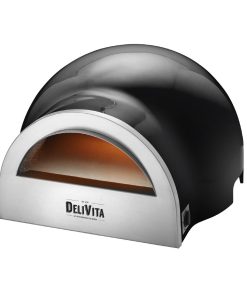 Delivita Dual Fuel Gas Pizza Oven Very Black (HZ245)