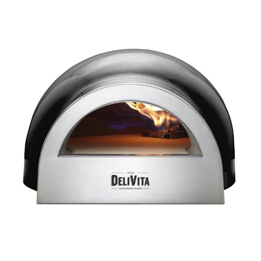 Delivita Dual Fuel Gas Pizza Oven Very Black (HZ245)