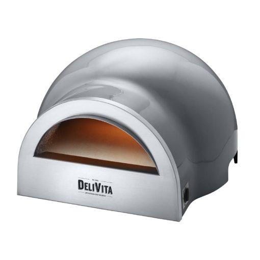 Delivita Dual Fuel Gas Pizza Oven Hale Grey (HZ246)