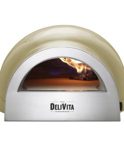 Delivita Dual Fuel Gas Pizza Oven Olive Green (HZ249)