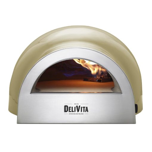 Delivita Dual Fuel Gas Pizza Oven Olive Green (HZ249)
