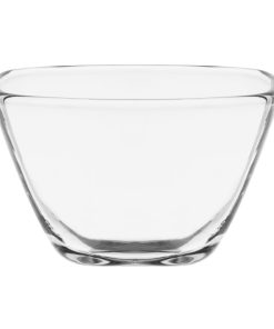Olympia Square Glass Tall Snack Bowls 6 Pack (HZ334)