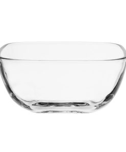 Olympia Square Glass Low Snack Bowls 6 Pack (HZ335)