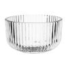 Olympia Round Ridged Glass Snack Bowls 6 Pack (HZ337)