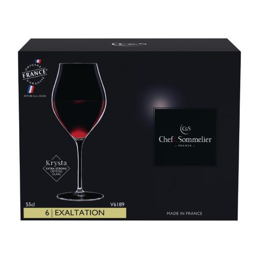 Chef and Sommelier Exaltation Wine Glasses 550ml 12 pack (HZ412)