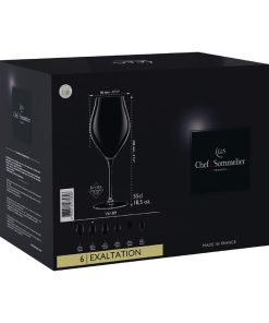 Chef and Sommelier Exaltation Wine Glasses 550ml 12 pack (HZ412)