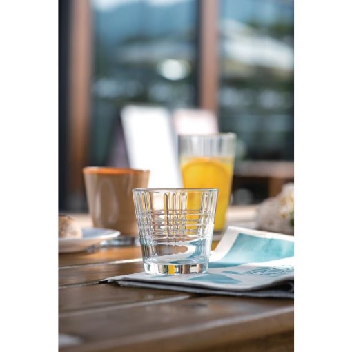 Arcoroc Stack Up Cross Tumblers 260ml 24 pack (HZ416)
