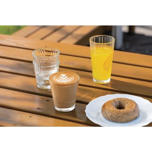 Arcoroc Stack Up Cross Tumblers 210ml 24 pack (HZ417)