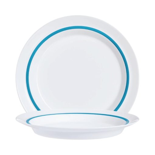 Arcoroc Autonomy Blue Plates 230mm 12 pack (HZ441)