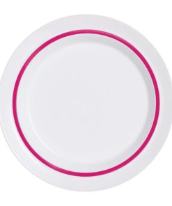 Arcoroc Autonomy Red Plates 230mm 12 pack (HZ443)