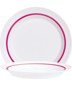 Arcoroc Autonomy Red Plates 190mm 12 pack (HZ444)