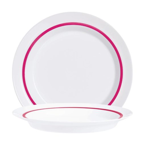 Arcoroc Autonomy Red Plates 190mm 12 pack (HZ444)