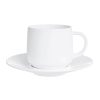 Arcoroc Intensity White Baril Saucers 120mm 24 Pack (HZ450)