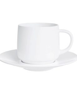 Arcoroc Intensity White Baril Saucers 120mm 24 Pack (HZ450)