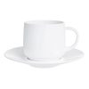 Arcoroc Intensity White Baril Saucers 140mm 24 Pack (HZ451)