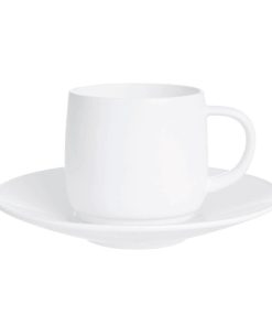 Arcoroc Intensity White Baril Saucers 154mm 24 Pack (HZ452)