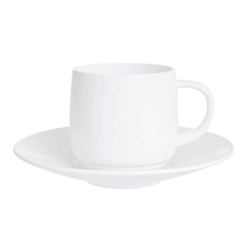 Arcoroc Intensity White Baril Saucers 154mm 24 Pack (HZ452)