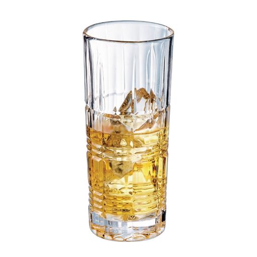 Arcoroc Brixton Tubo-Hi Ball Tumblers 310ml 12 Pack (HZ460)