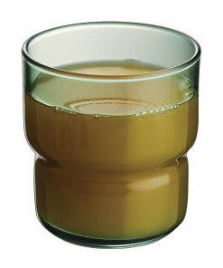 Arcoroc Log Brush Dark Green Tumblers 220ml 48 Pack (HZ463)