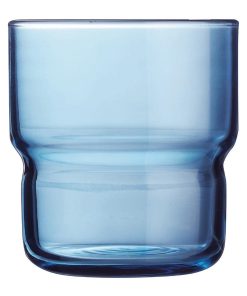 Arcoroc Log Brush Blue Jean Tumblers 220ml 48 Pack (HZ468)
