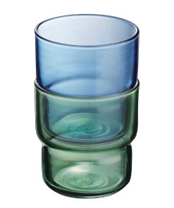 Arcoroc Log Brush Blue Jean Tumblers 220ml 48 Pack (HZ468)