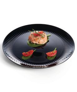 Luminarc Cottage Black Dinner Plates 250mm 24 Pack (HZ474)