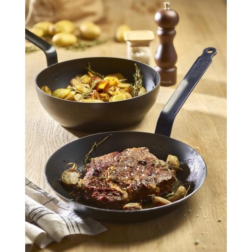 De Buyer Outdoor Blue Steel Round Pan 28cm (HZ500)