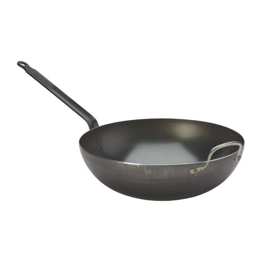 De Buyer Mineral B Wok Steel Blue Carbon 32cm (HZ602)