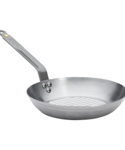 De Buyer Mineral B Round Grill Pan 26cm (HZ607)