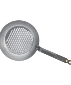 De Buyer Mineral B Round Grill Pan 26cm (HZ607)