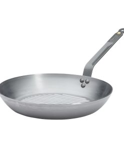 De Buyer Mineral B Round Grill Pan 32cm (HZ608)