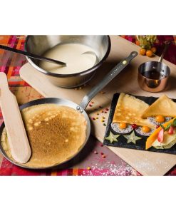 De Buyer Mineral B Steel Round Pancake Pan 26cm (HZ609)