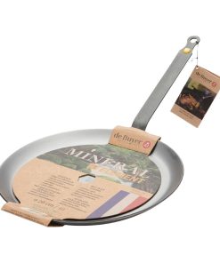 De Buyer Mineral B Steel Round Pancake Pan 26cm (HZ609)