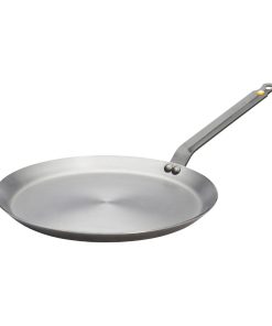 De Buyer Mineral B Steel Round Pancake Pan 30cm (HZ610)