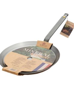 De Buyer Mineral B Steel Round Pancake Pan 30cm (HZ610)