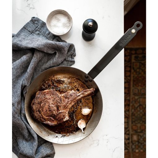 De Buyer Mineral B Steel Steak Frypan 24cm (HZ611)