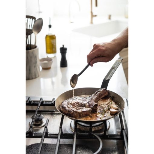 De Buyer Mineral B Steel Steak Frypan 24cm (HZ611)