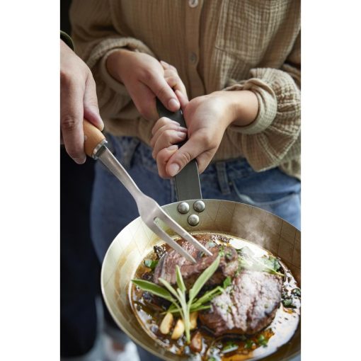 De Buyer Mineral B Steel Steak Frypan 24cm (HZ611)