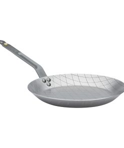 De Buyer Mineral B Steel Steak Frypan 28cm (HZ612)