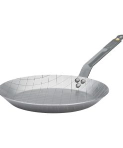 De Buyer Mineral B Steel Steak Frypan 28cm (HZ612)