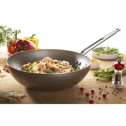 De Buyer Mineral B Rounded Wok 28cm (HZ613)