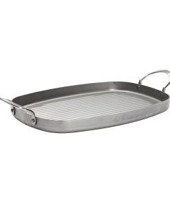 De Buyer Iron Grill with Handles 38x26cm (HZ616)