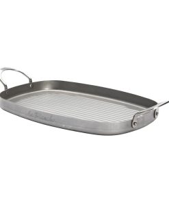 De Buyer Iron Grill with Handles 38x26cm (HZ616)