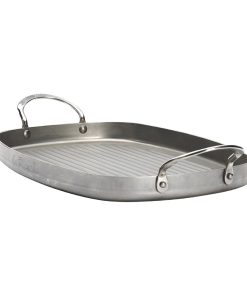 De Buyer Iron Grill with Handles 38x26cm (HZ616)