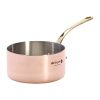 De Buyer Inocuivre Mini Saucepan with Brass Handle 9cm (HZ617)