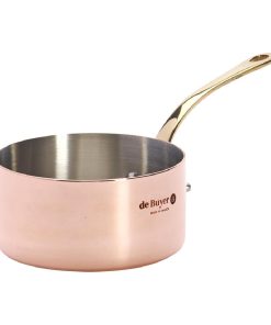 De Buyer Inocuivre Mini Saucepan with Brass Handle 9cm (HZ617)