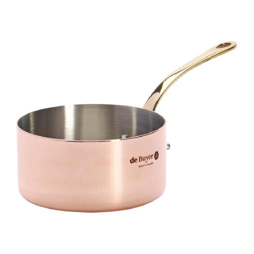 De Buyer Inocuivre Mini Saucepan with Brass Handle 9cm (HZ617)