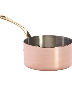 De Buyer Inocuivre Mini Saucepan with Brass Handle 9cm (HZ617)