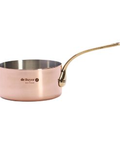 De Buyer Inocuivre Mini Saucepan with Brass Handle 9cm (HZ617)